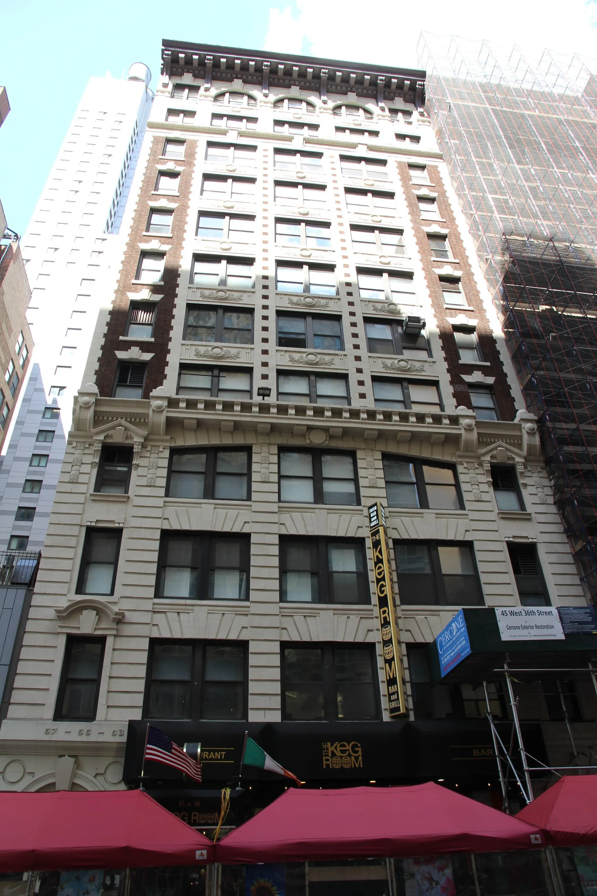 12-Story Garment District Commercial Office Facade Restoration — Building Overview