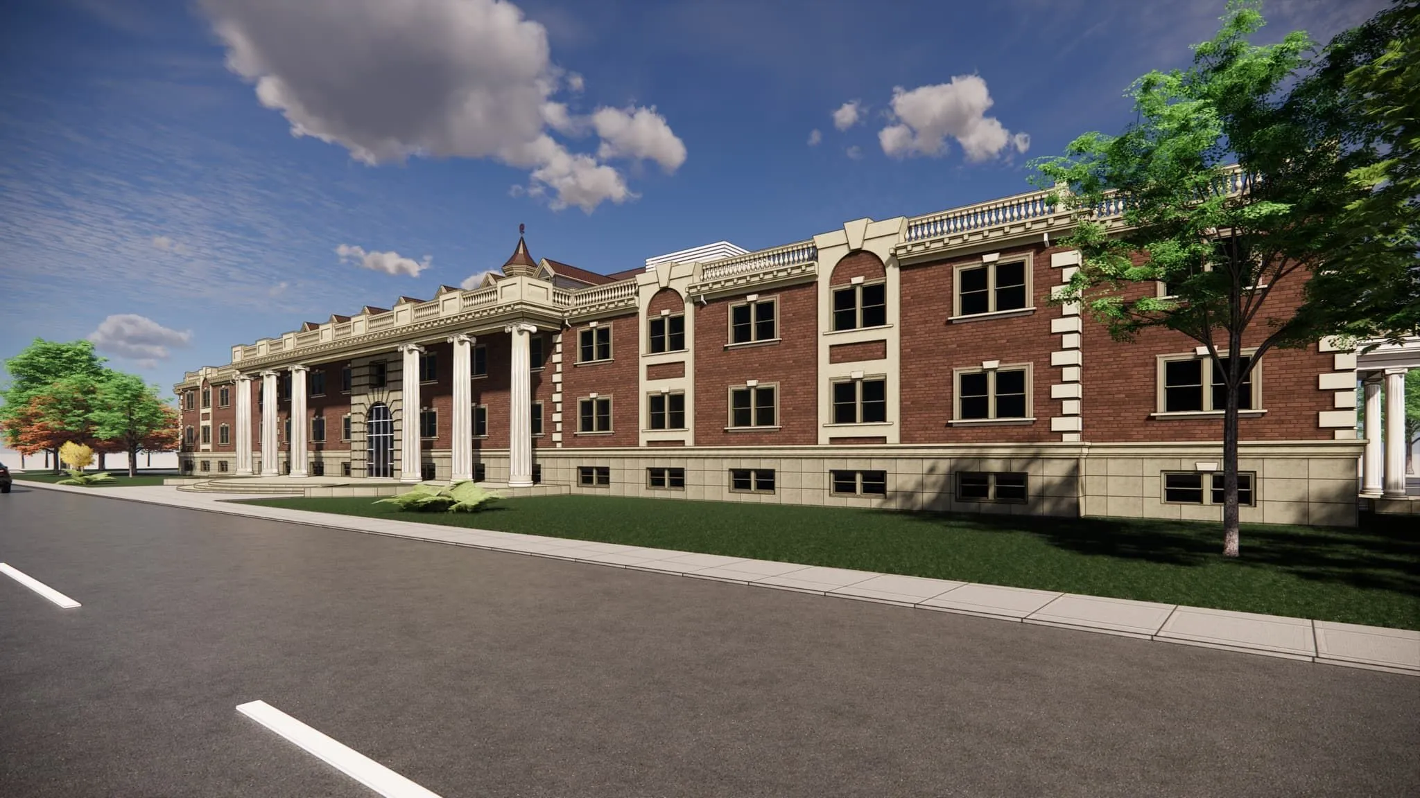 1960s Melville 57,000 SF Commercial Office Facade Retrofit — Project Scope