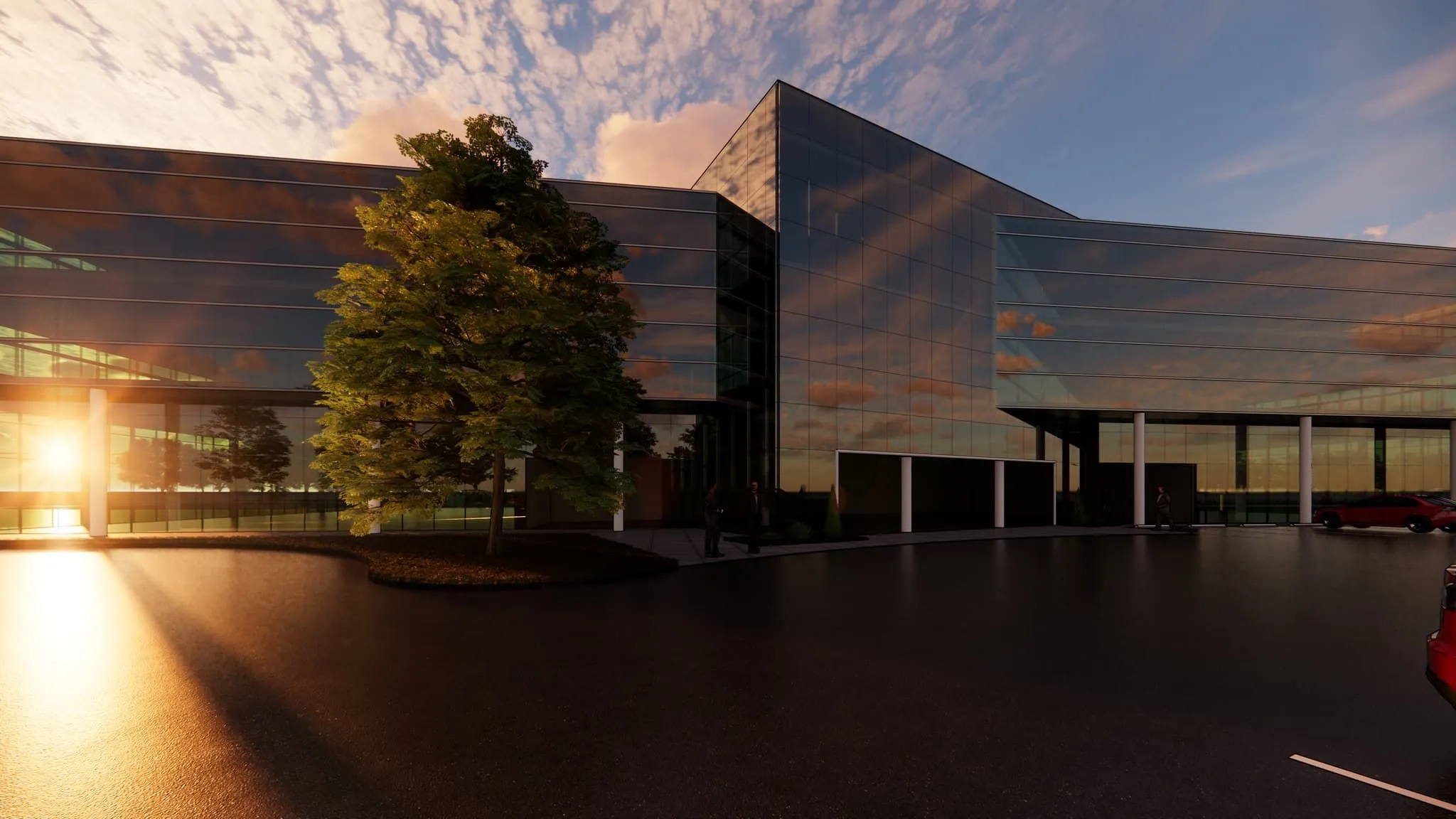 4-Story Melville 103,000 SF Commercial Office Facade Retrofit — Project Scope