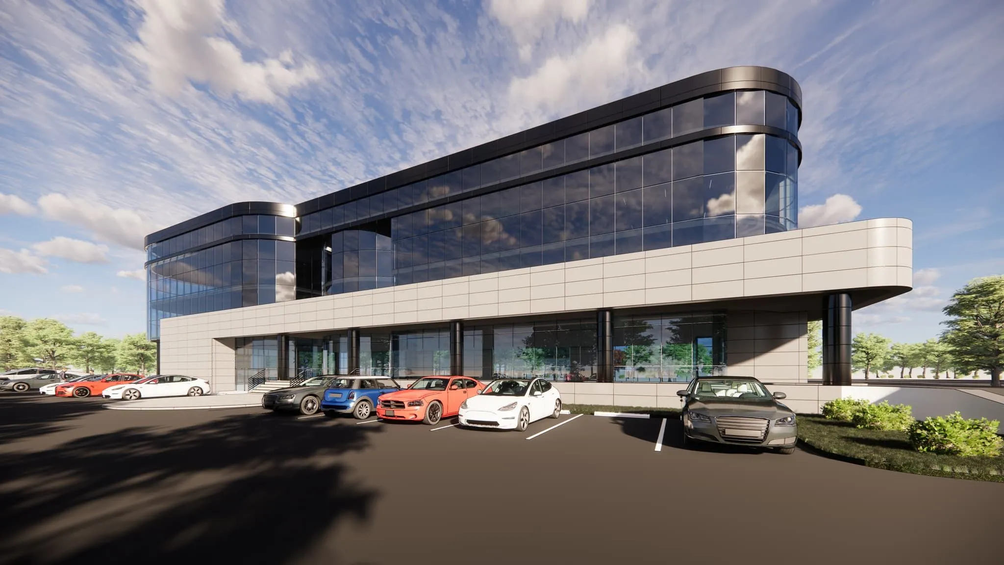 Hauppauge 40,800 SF Suburban Commercial Office Facade Retrofit — Engineering Detail